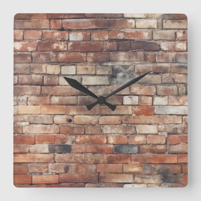 Old Brick Wall Clock (Front)