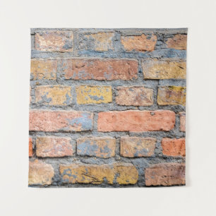 Old brick wall texture backgroundarchitecture, bac tapestry