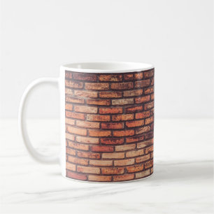 old brick wall texture backgroundbackground,hipste coffee mug