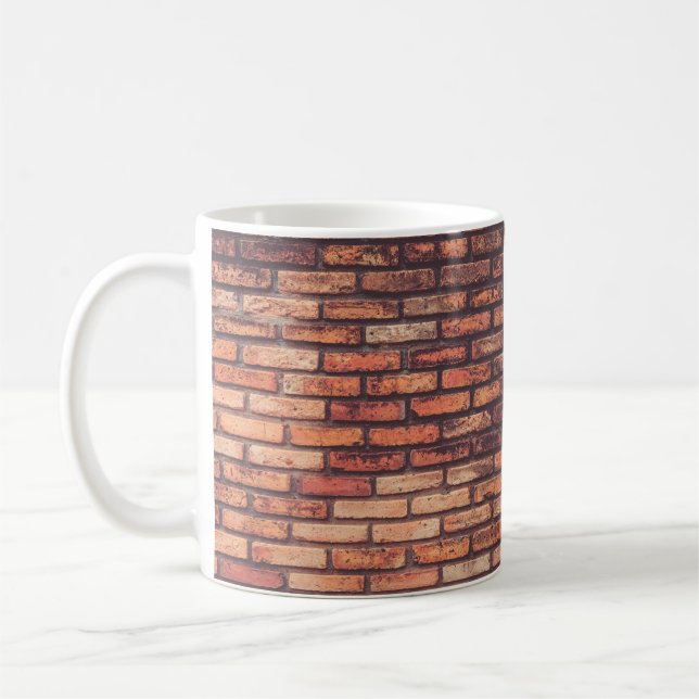 old brick wall texture backgroundbackground,hipste coffee mug (Left)