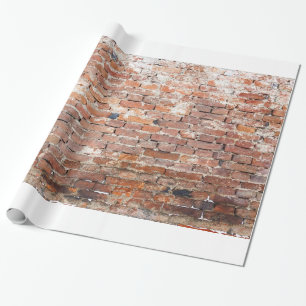Old Brick Wall Wrapping Paper