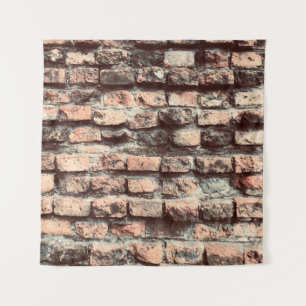 Old bricks wallbackground,block,brick,brown,old,pa tapestry