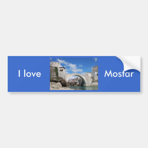 Old Bridge in Mostar Bumper Sticker
