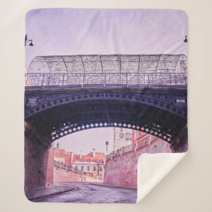 Old bridge,  mediaeval bridgeantique, arch, archit sherpa blanket