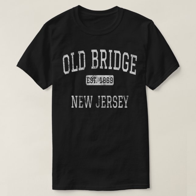 Old Bridge New Jersey NJ Vintage  T-Shirt (Design Front)