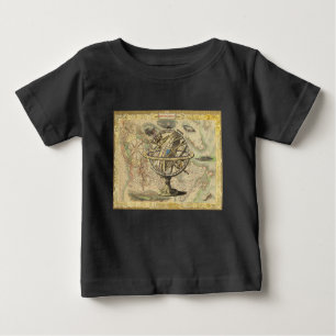 Old British America Explore Polar Bear Compass Map Baby T-Shirt