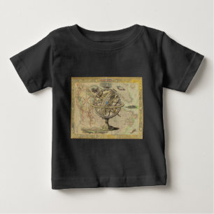 Old British America Explore Polar Bear Compass Map Baby T-Shirt
