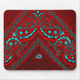 Old Brown Bandanna 2 Mouse Pad