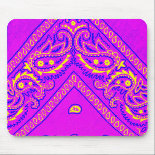 Old Brown Bandanna 5 Mouse Pad