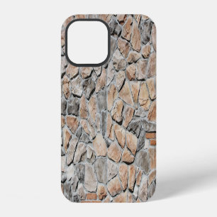 Old Brown Castle Stone Texture iPhone 12 Case