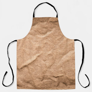 Old brown cloth background apron