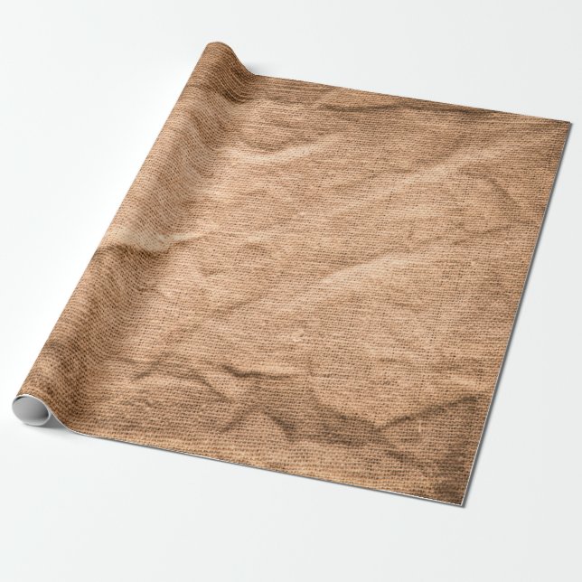 Old brown cloth background wrapping paper (Unrolled)