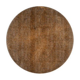 Old Brown Leather: Textured Background Cutting Board