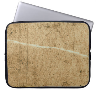 Old brown paper texture. Vintage paper. Aged vinta Laptop Sleeve