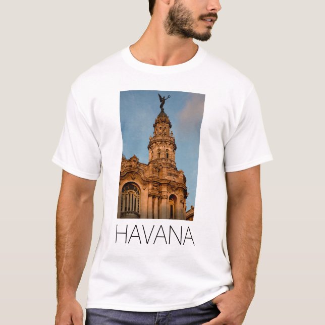 Old building Spire, Havana, Cuba T-Shirt (Front)