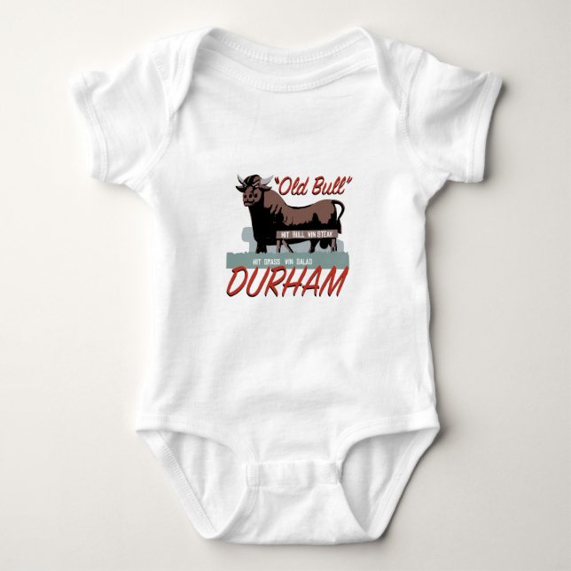 Old Bull Durham Baby Bodysuit (Front)