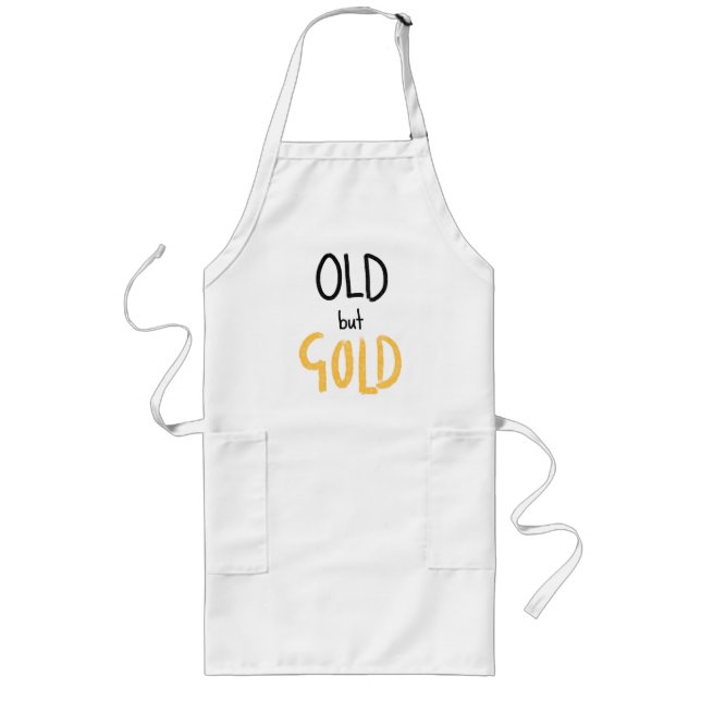 Old but Gold  Long Apron (Front)