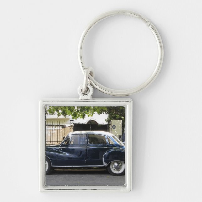 Old but very well kept Audi car. Key Ring (Front)