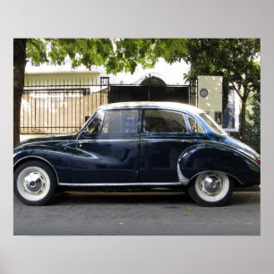Old but very well kept Audi car. Poster