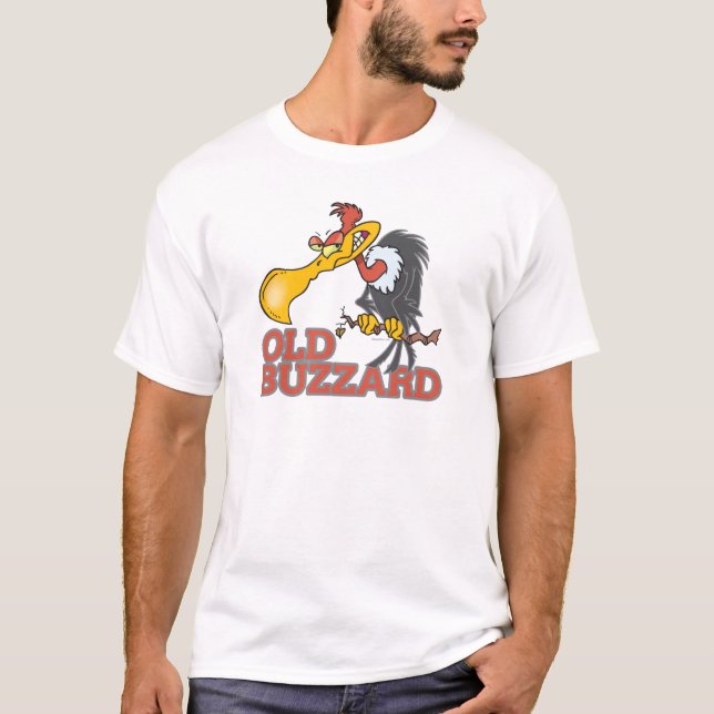 old buzzard funny cartoon character T-Shirt (Front)