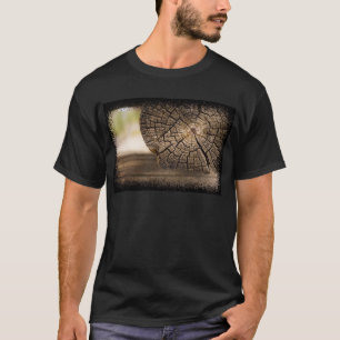 Old Cabin Wood Textures T-Shirt