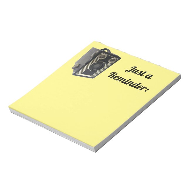 Old Camera Notepad (Rotated)