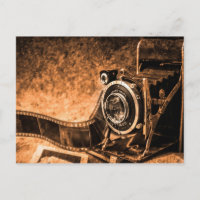 Old Camera Vintage Postcard