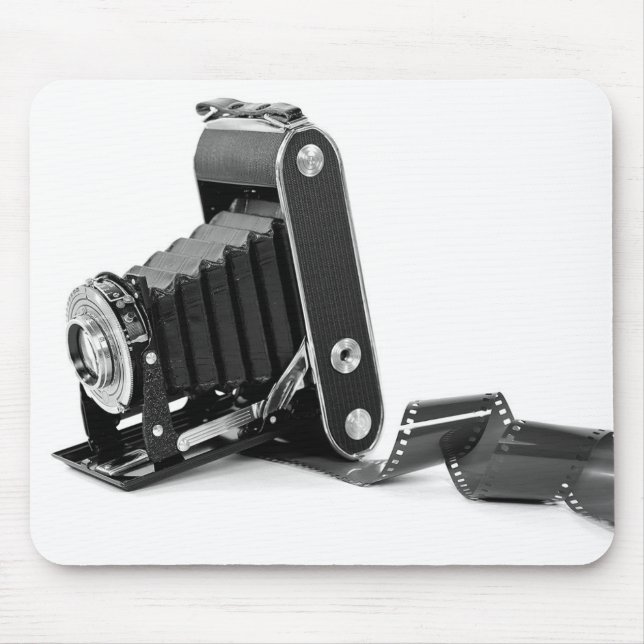 old camera with film mouse pad (Front)