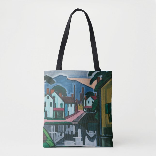 “Old Canal Port” art bags (Front)