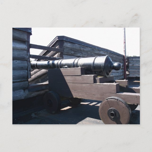 Old Cannon Postcard (Front)