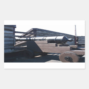 Old Cannon Rectangular Sticker