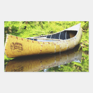 Old Canoe Rectangular Sticker