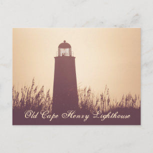 Old Cape Henry Lighthouse - Virginia Beach, VA Postcard