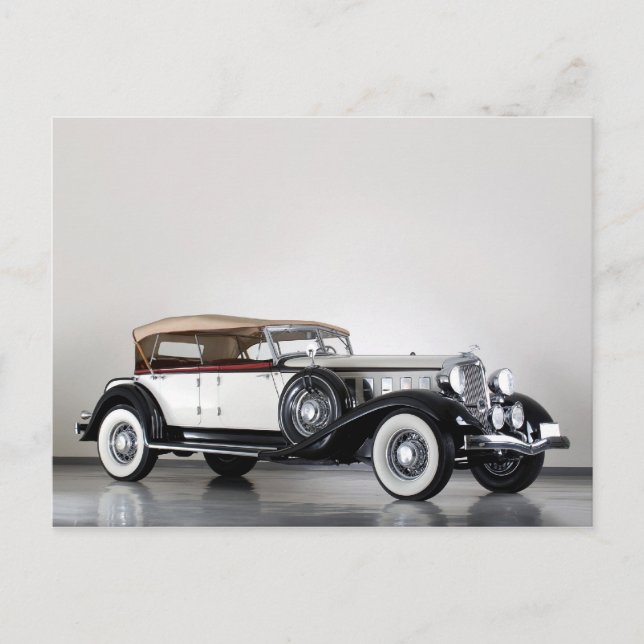 Old car 42 postcard (Front)