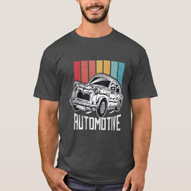 Old car automotive with the colors boy T-Shirt (Front)