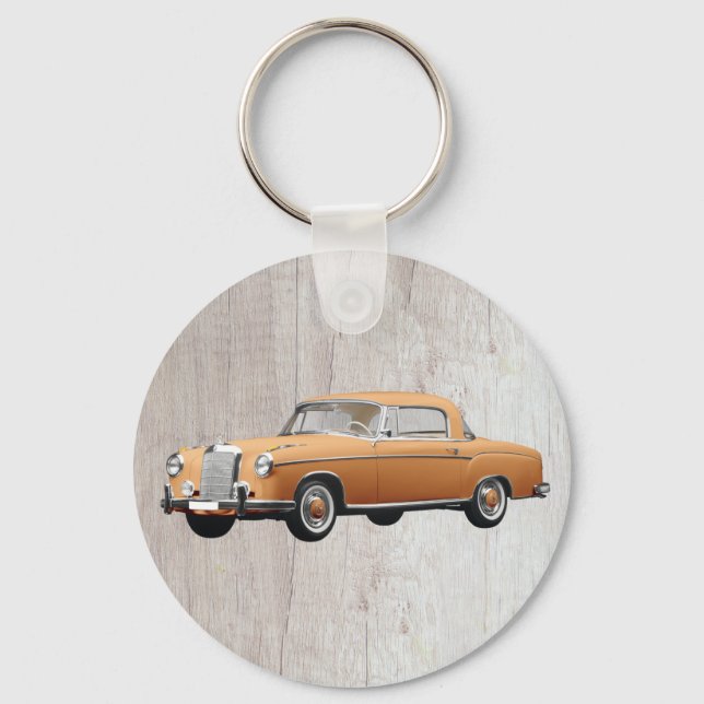 old car key mercedes-benz key ring (Front)