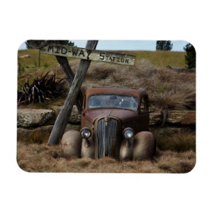Old car magnet