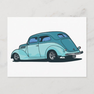 Old Car Postcard