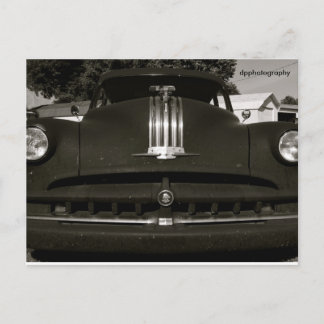 Old car postcard