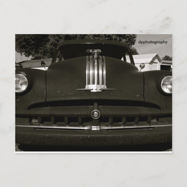 Old car postcard (Front)