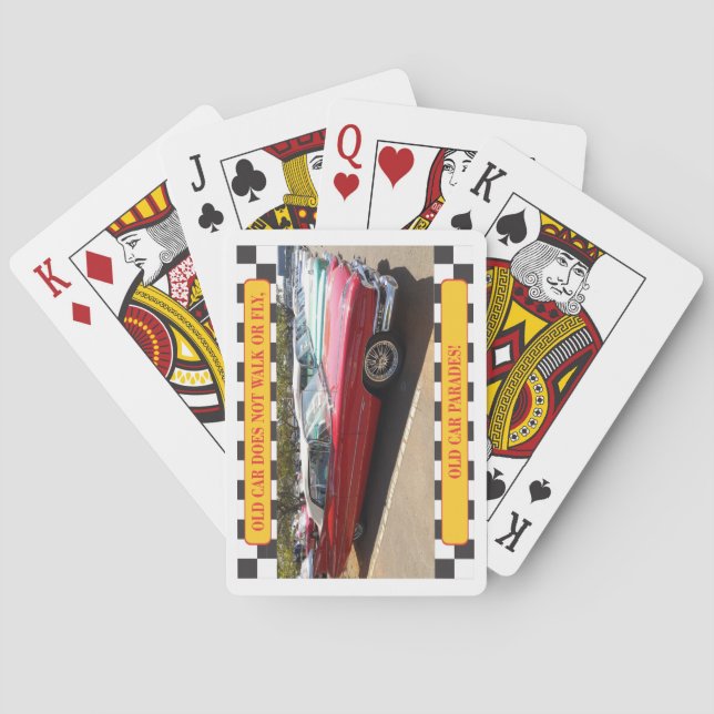 Old Car Series Playing Cards (Back)