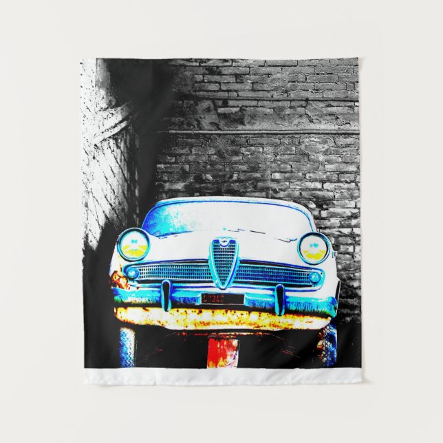 Old car tapestry (Front)