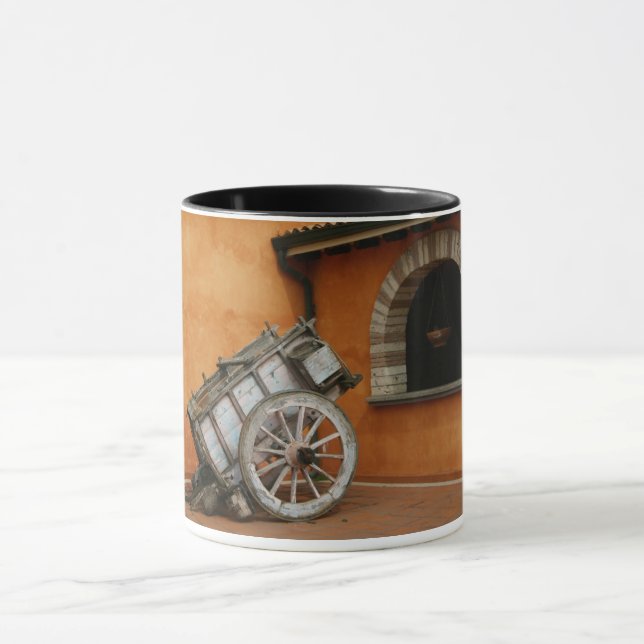 Old Carriage custom mug - choose style, colour (Center)