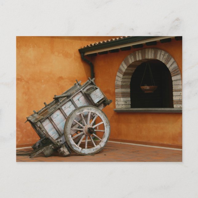 Old Carriage custom postcard (Front)