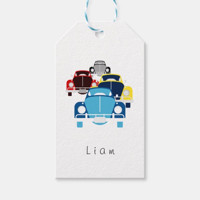 Old Cars Gift Tags (Front)