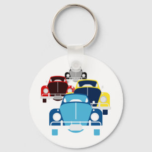 Old Cars Key Ring