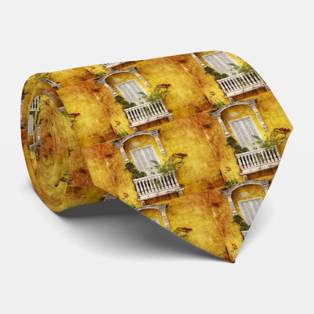 Old Cartagena Men's Tie (Rolled)