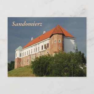 Old castle in Sandomierz. Poland Postcard