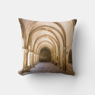 Old Cathedral Cloister Walkway Cushion