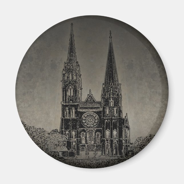Old Cathedral Magnet (Front)